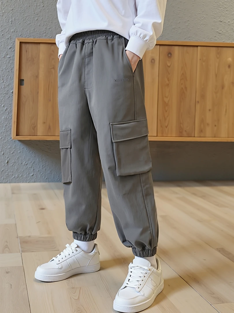 【软壳三防登山裤】男女童秋冬休闲百搭户外冲锋裤登山裤晓2501合并