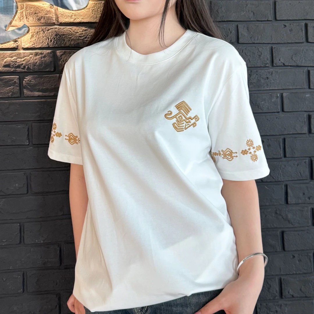 2025新款壮锦特色男女同款T恤