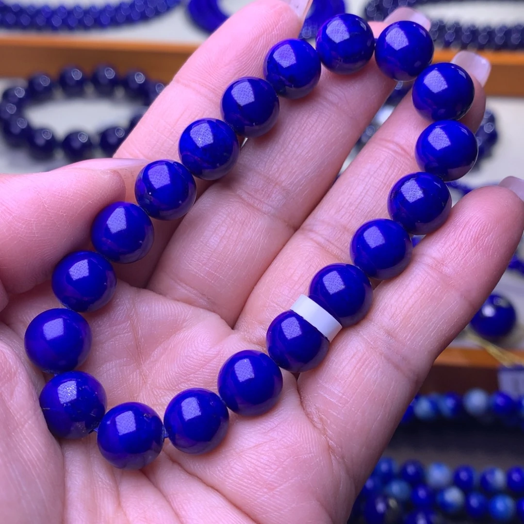 青金石未镶嵌手串10m