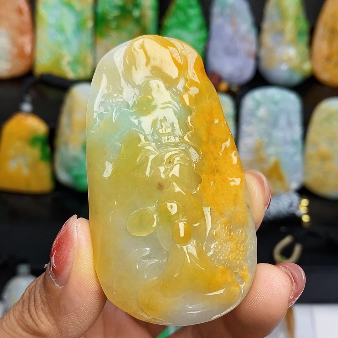 未镶嵌定制翡翠翡翠A货一物一证放漏价