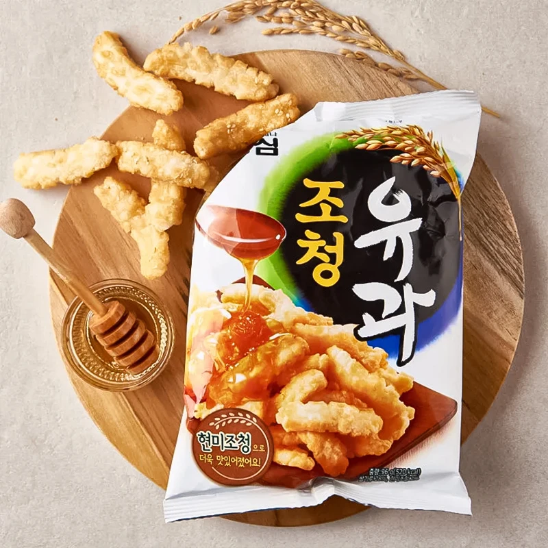 【25.4.29到期】韩国进口农心甜味油果96g办公室追剧休闲膨化食品
