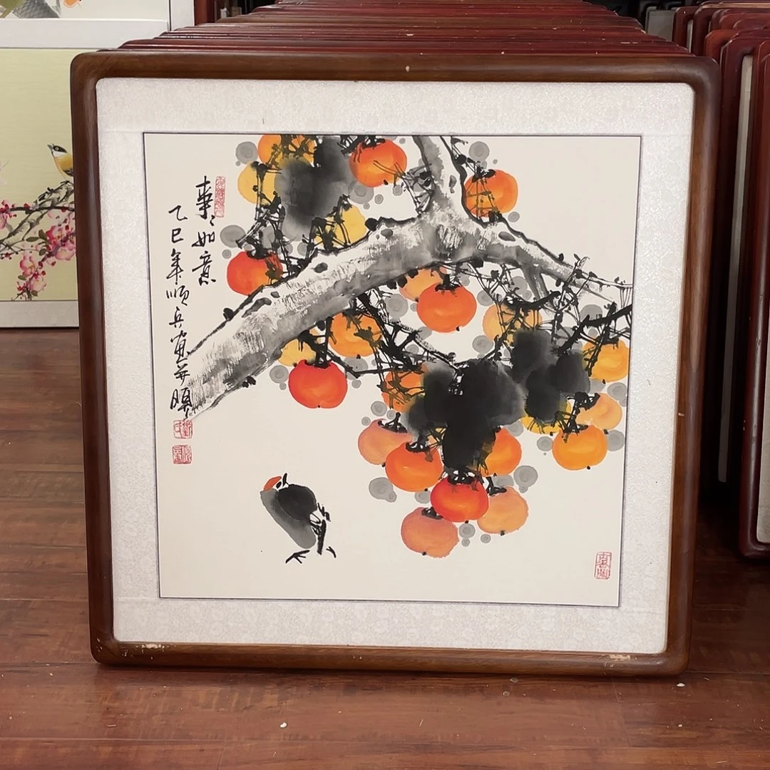 国画带框尺寸63*63厘米