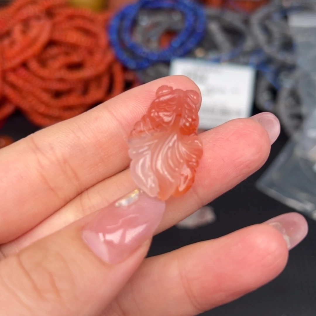 南红玛瑙未镶嵌吊坠(不含链)