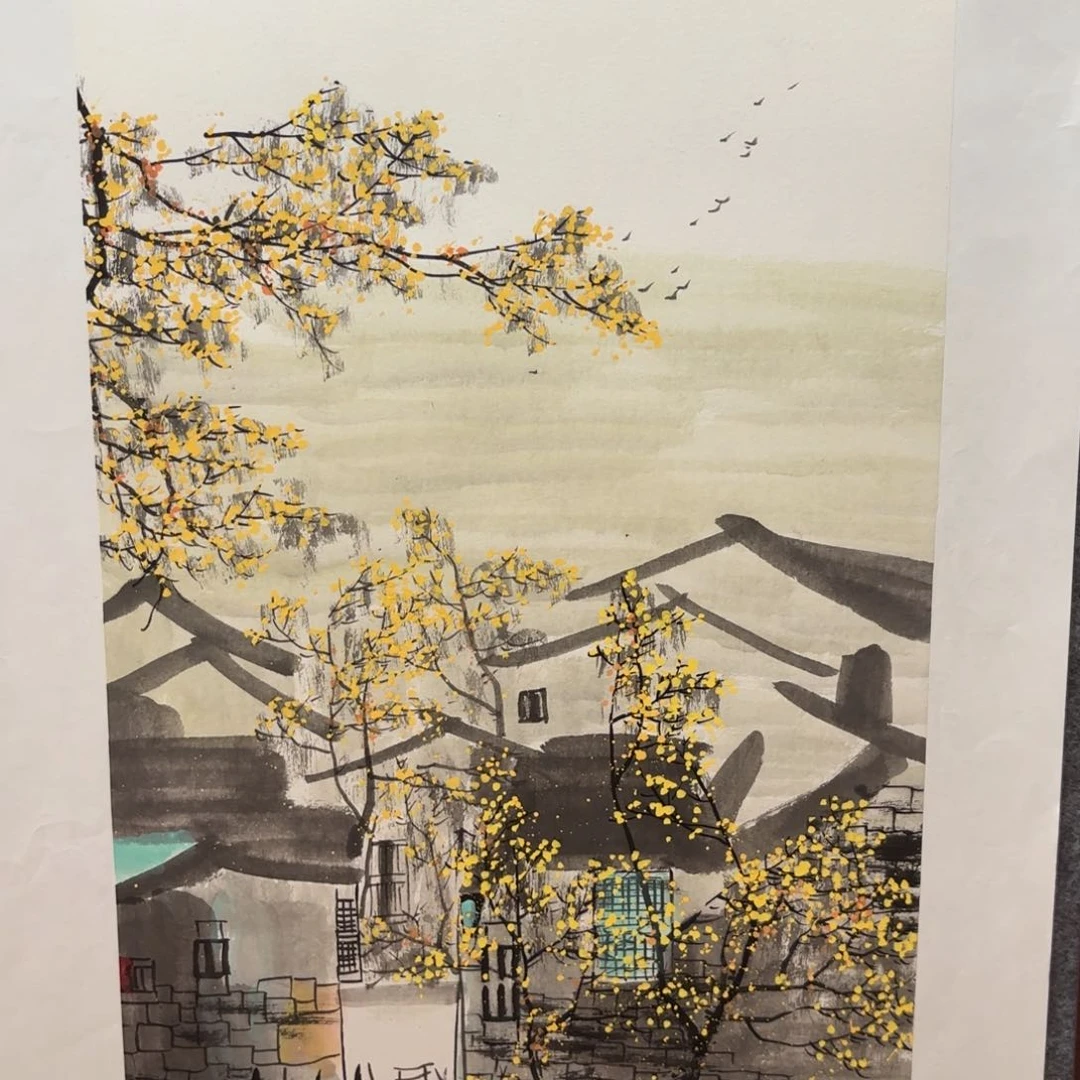 国画陆远华画家作品山水花鸟精品手绘