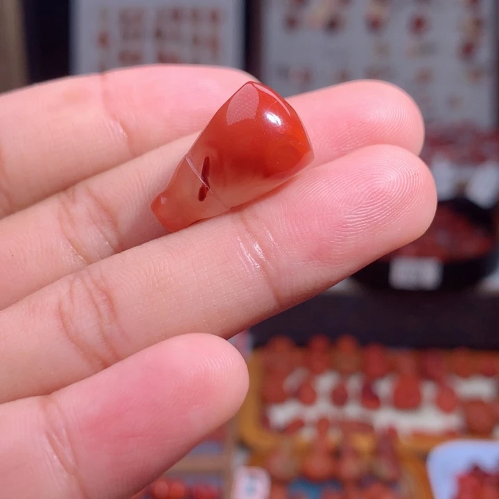 南红玛瑙未镶嵌南红三通