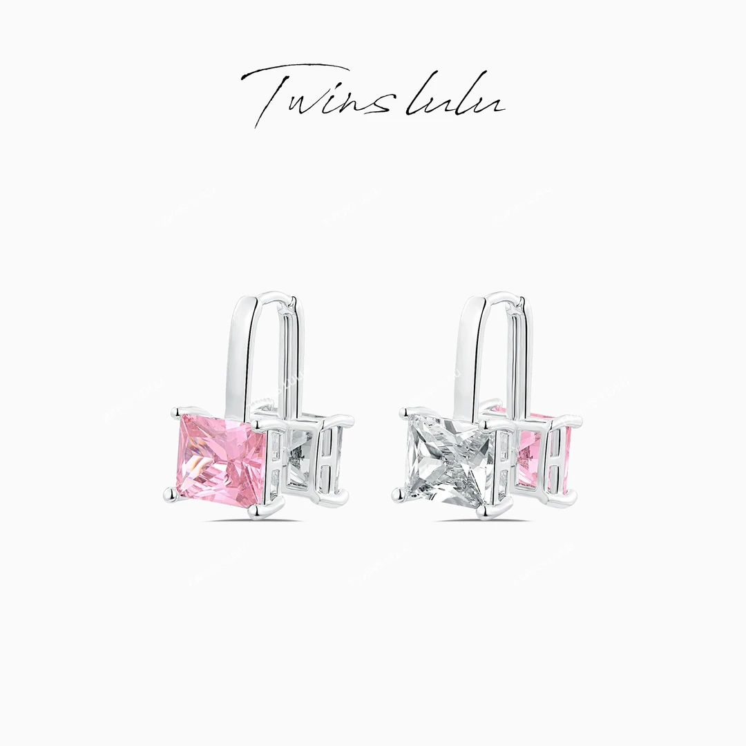 TWINS LULU 流光风  精致小巧个性时尚设计感耳环秋上新TSL1297