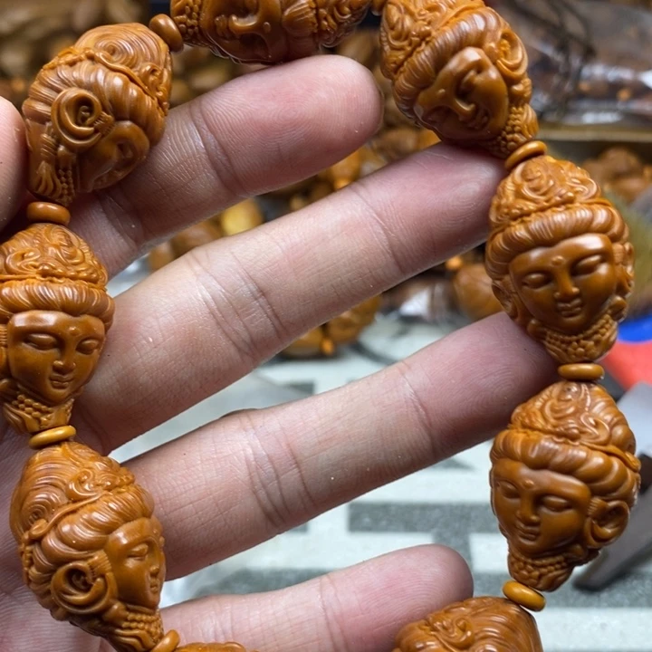 橄榄核手串/手链橄榄核雕工艺手串