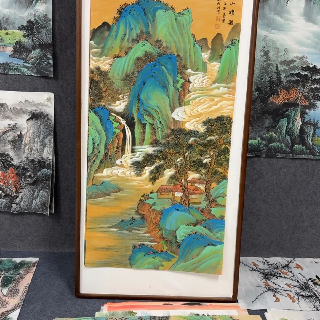 ***＂国画 140×70画画画画