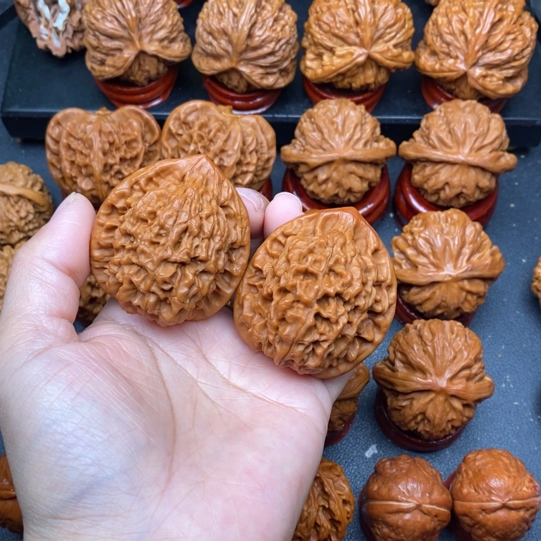 把件文玩核桃43官帽