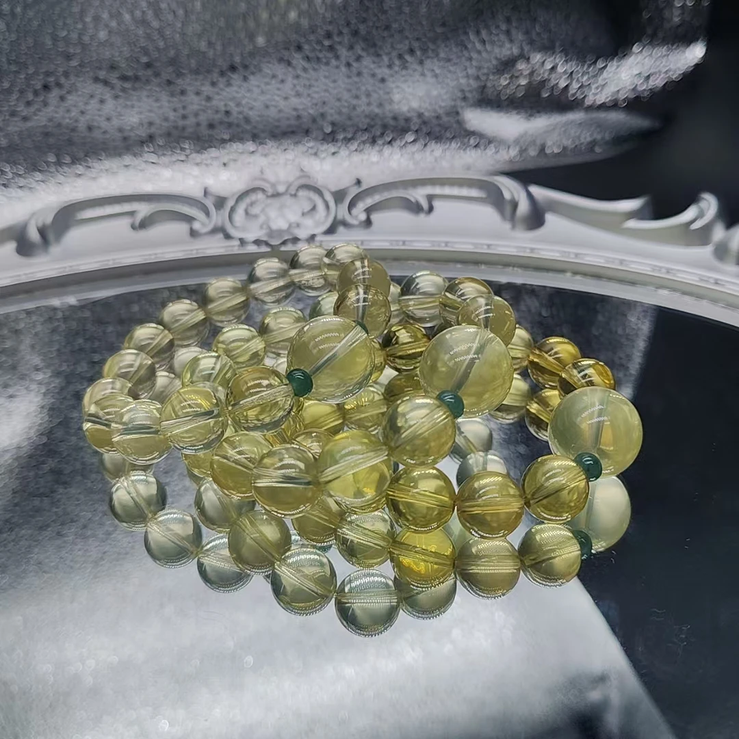 硕夏天然黄水晶12-13mm设计款手链多样性发其一SX254