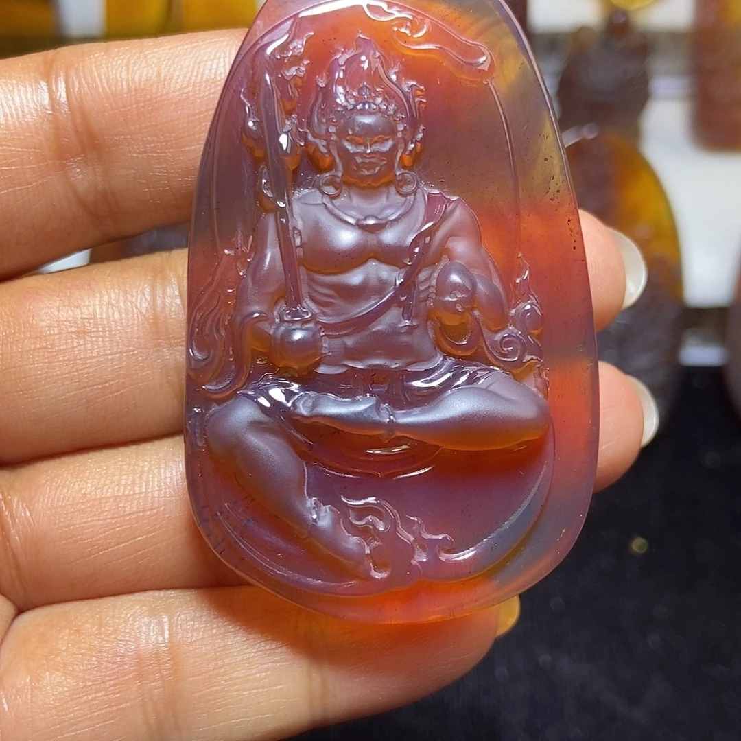琥珀颈饰未镶嵌缅甸天然琥珀吊坠