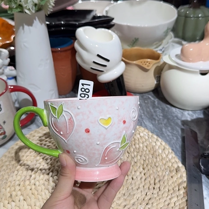 瓷片微瑕陶瓷介意慎拍4981