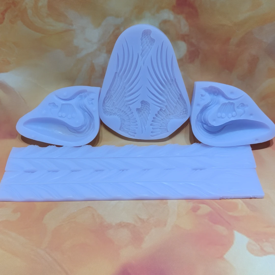 花饽饽立体凤凰模具面塑翻糖盐雕