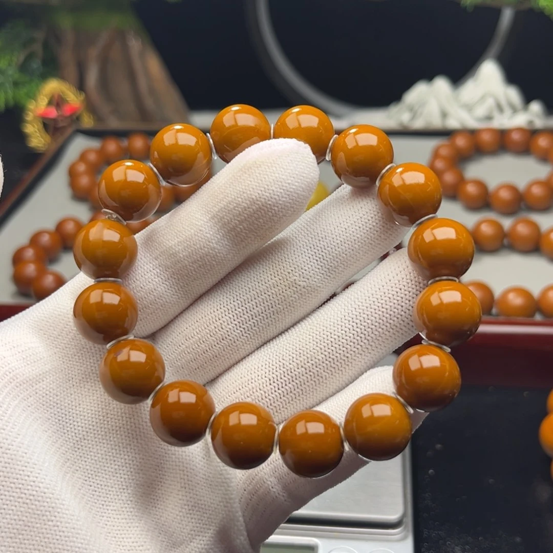 橄榄核手串邢***长1.46+全品老树铁核 微瑕