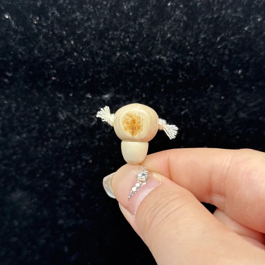 D3137天然猛犸牙 分体式三通15.3*20.3mm支持鉴定 假一罚四