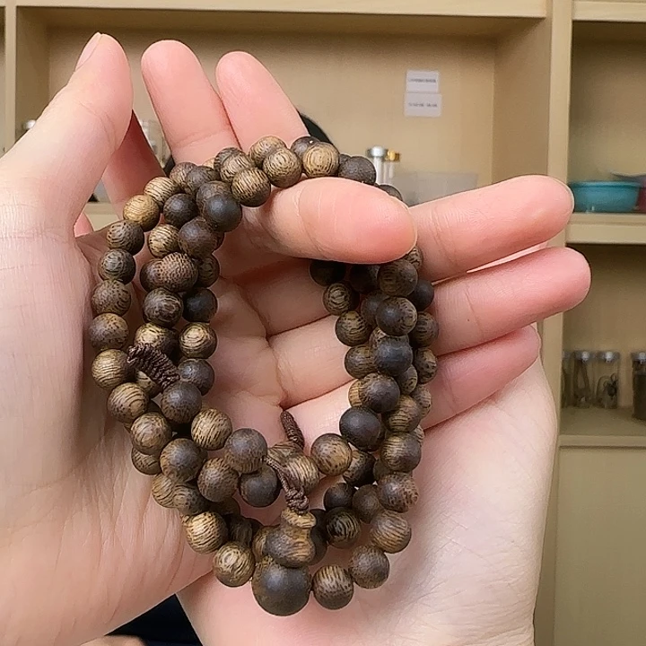 手串沉香虎斑紫棋卡7保18克加多样性发货一条