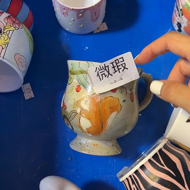 摆件不退不换卡通手绘