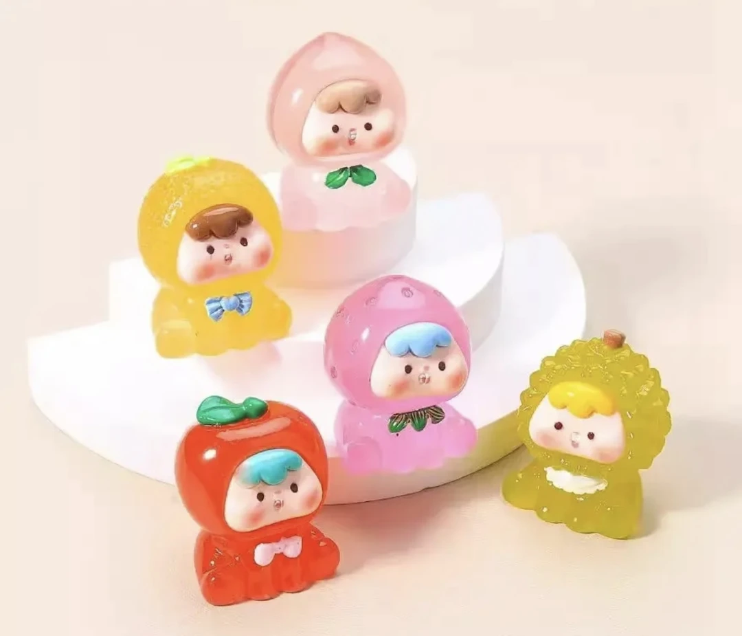 【九宫格】迷你夜光水果崽崽DIY摆件