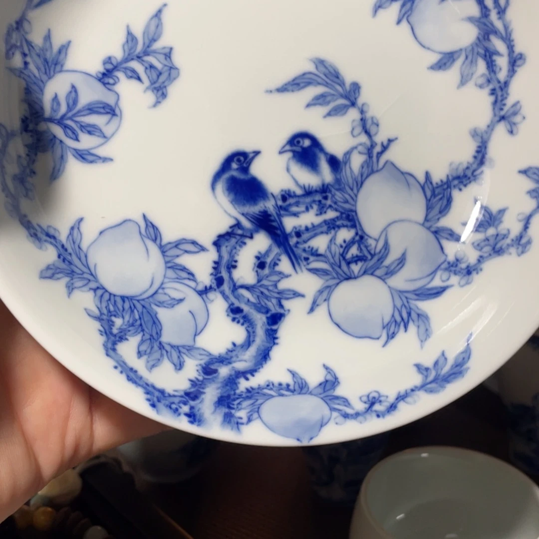 青花壶承壶承壶承微微瑕