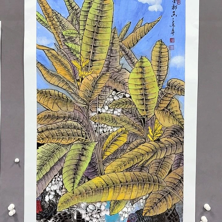 国画亲笔手绘放心去藏