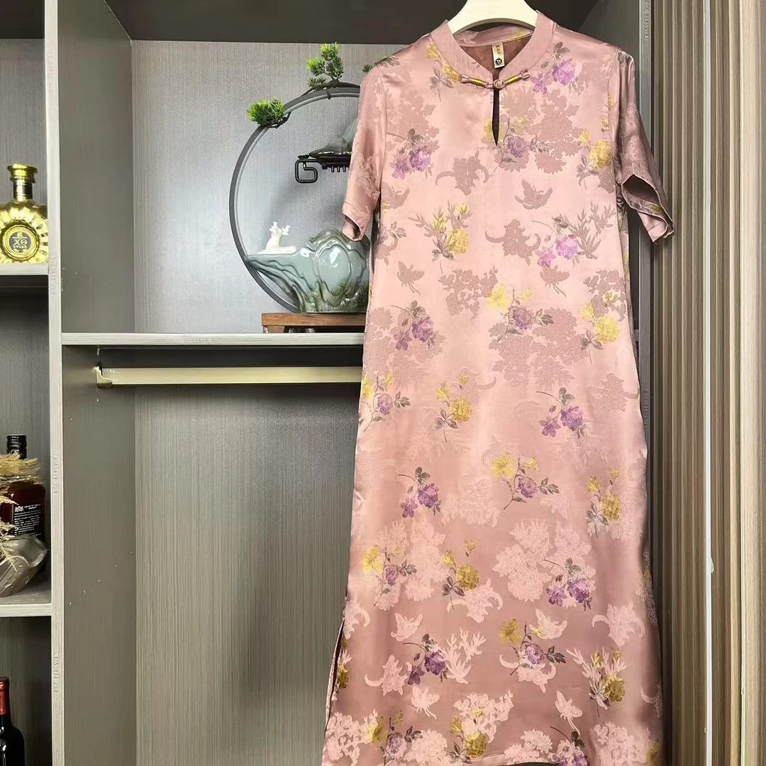 （粉芳）2025新款时尚气质修身显瘦百搭连衣裙