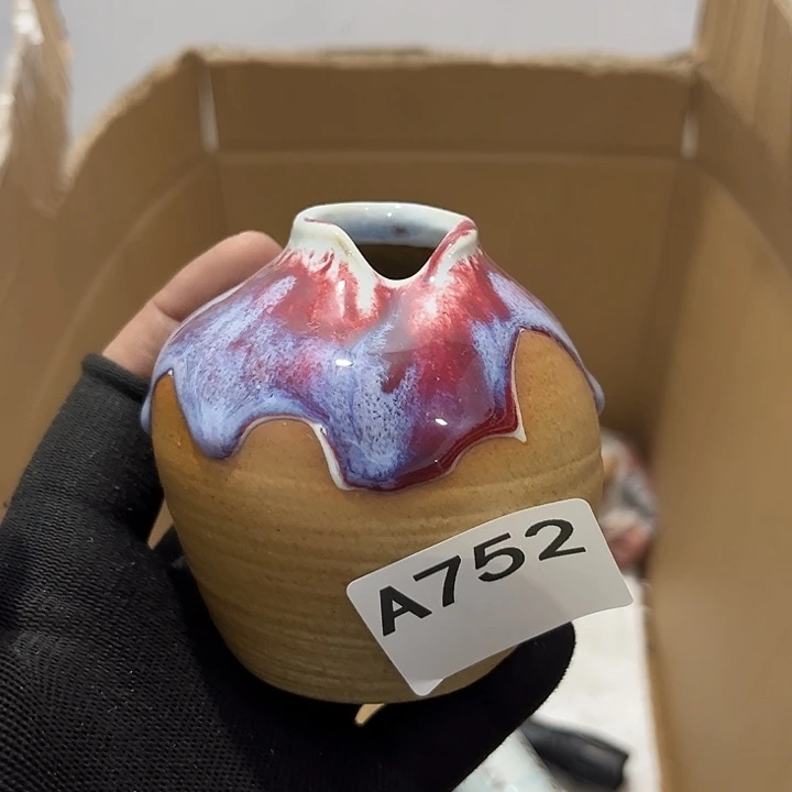 瓷片茶摆件工艺品摆件666