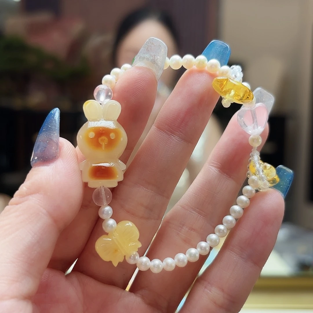 琥珀未镶嵌手镯琥珀
