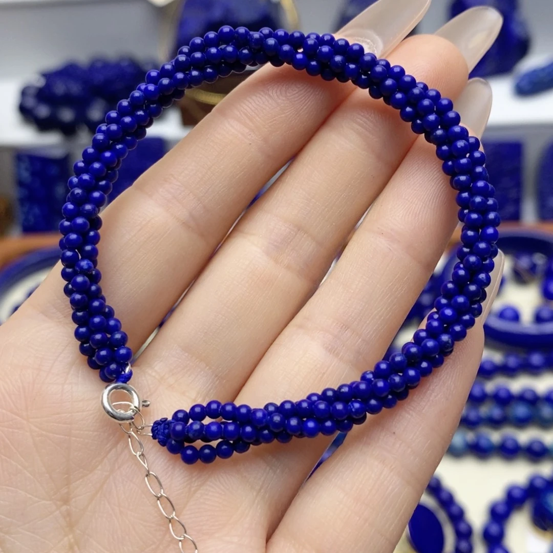 青金石未镶嵌手链