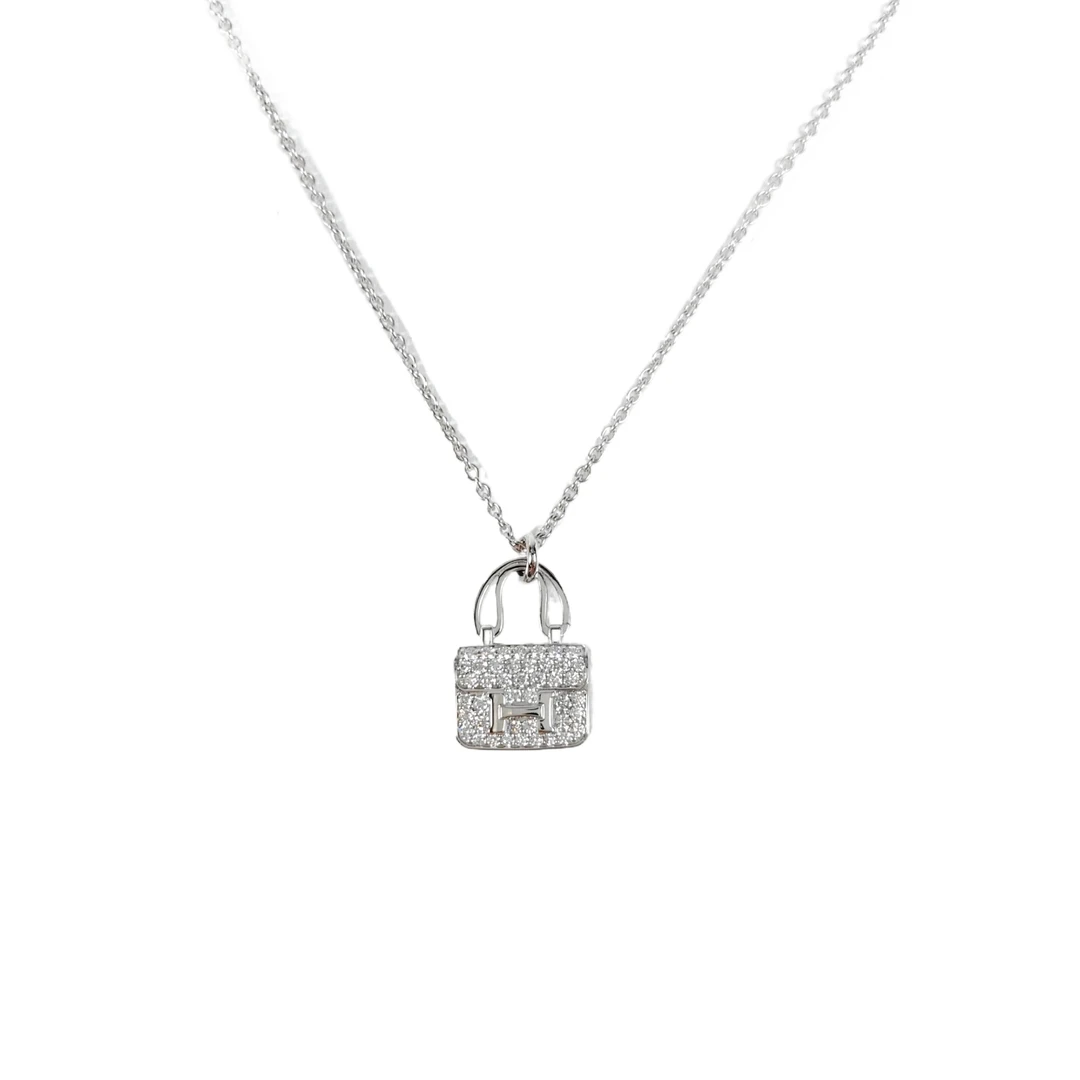 未使用 爱马仕 安洁利严选康康系列/SK0131927 项链