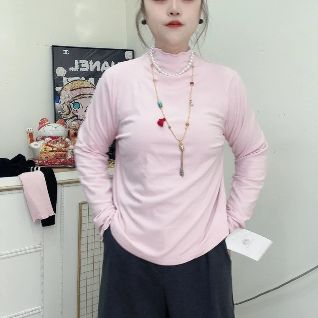 磨毛寸领打底衫0086