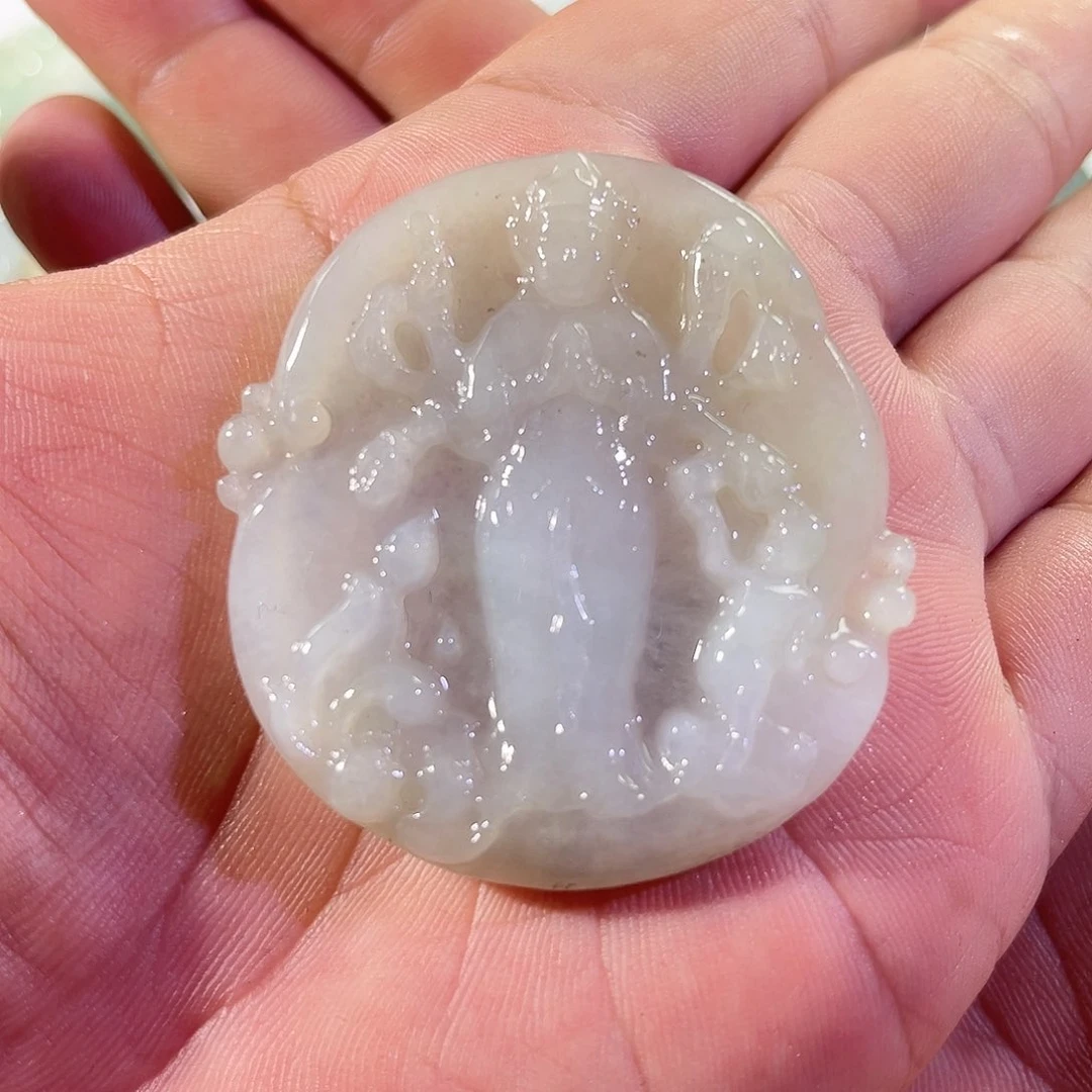 【闪购商品】翡翠未镶嵌颈饰天然