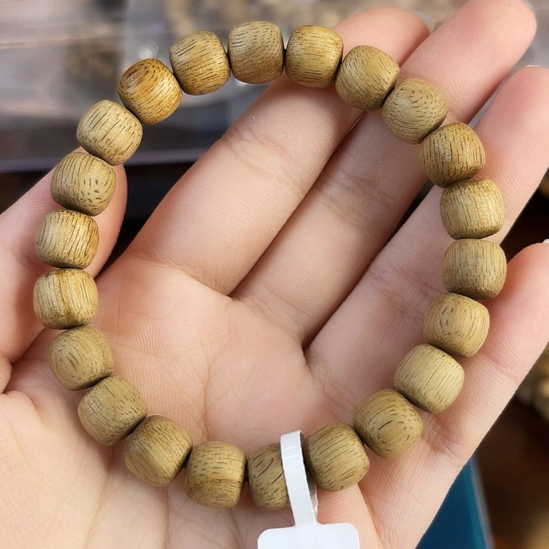 沉香手串柬埔寨鼓珠1.0