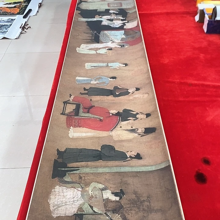 手工装裱国画作品复刻