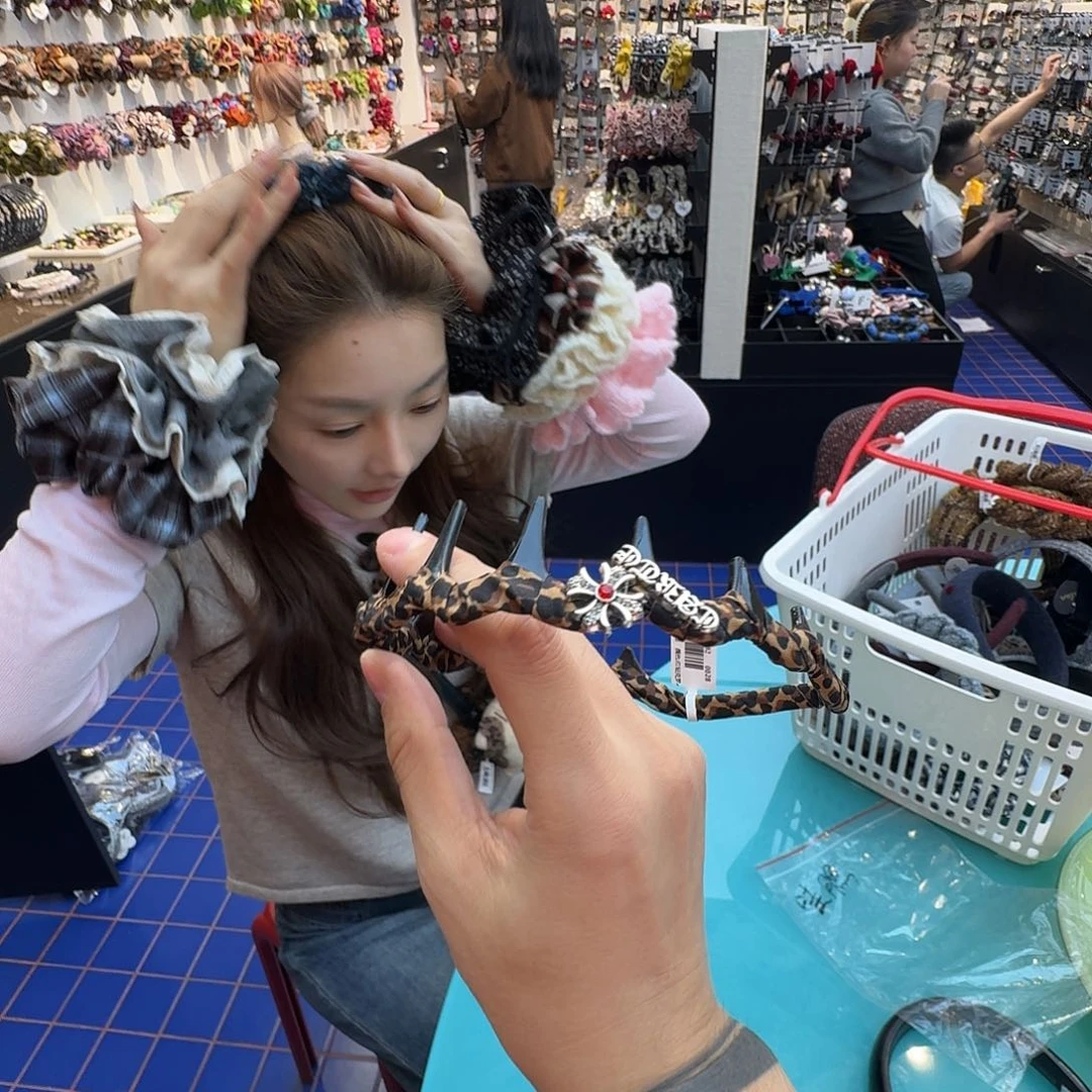 kk豹纹发箍哦哦哦哦