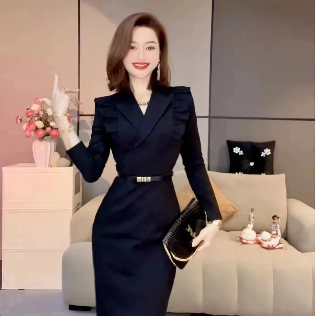 【丹丹严选】新款轻奢气质女神范名媛修身显瘦女装连衣裙-2024-7