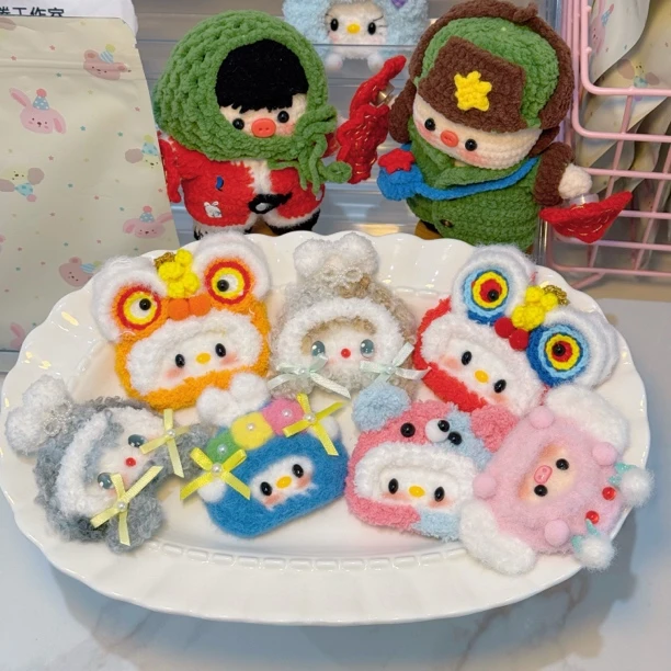 【对对碰直播2拆】手工钩织可爱潮玩发夹diy发饰产品（偏远不包邮