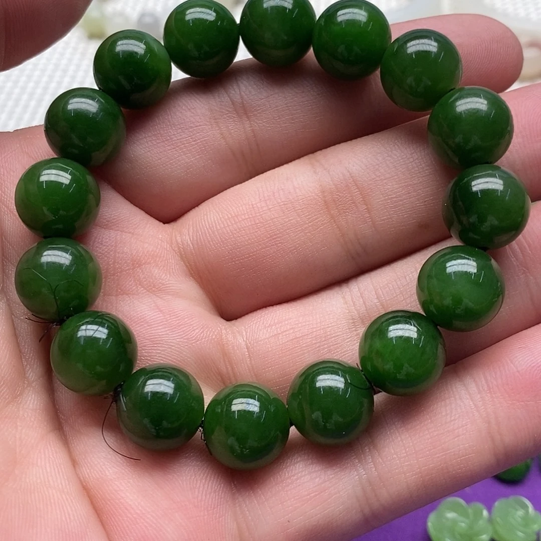 和田玉（碧玉）未镶嵌手串