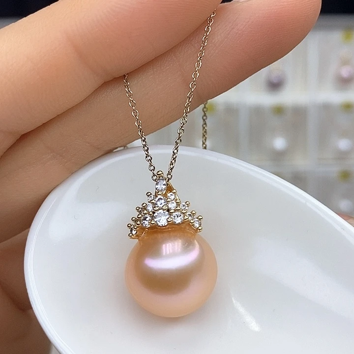 淡水珍珠合金颈饰