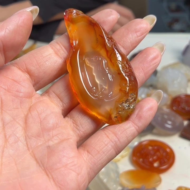 玛瑙/玉髓未镶嵌吊坠(不含链)