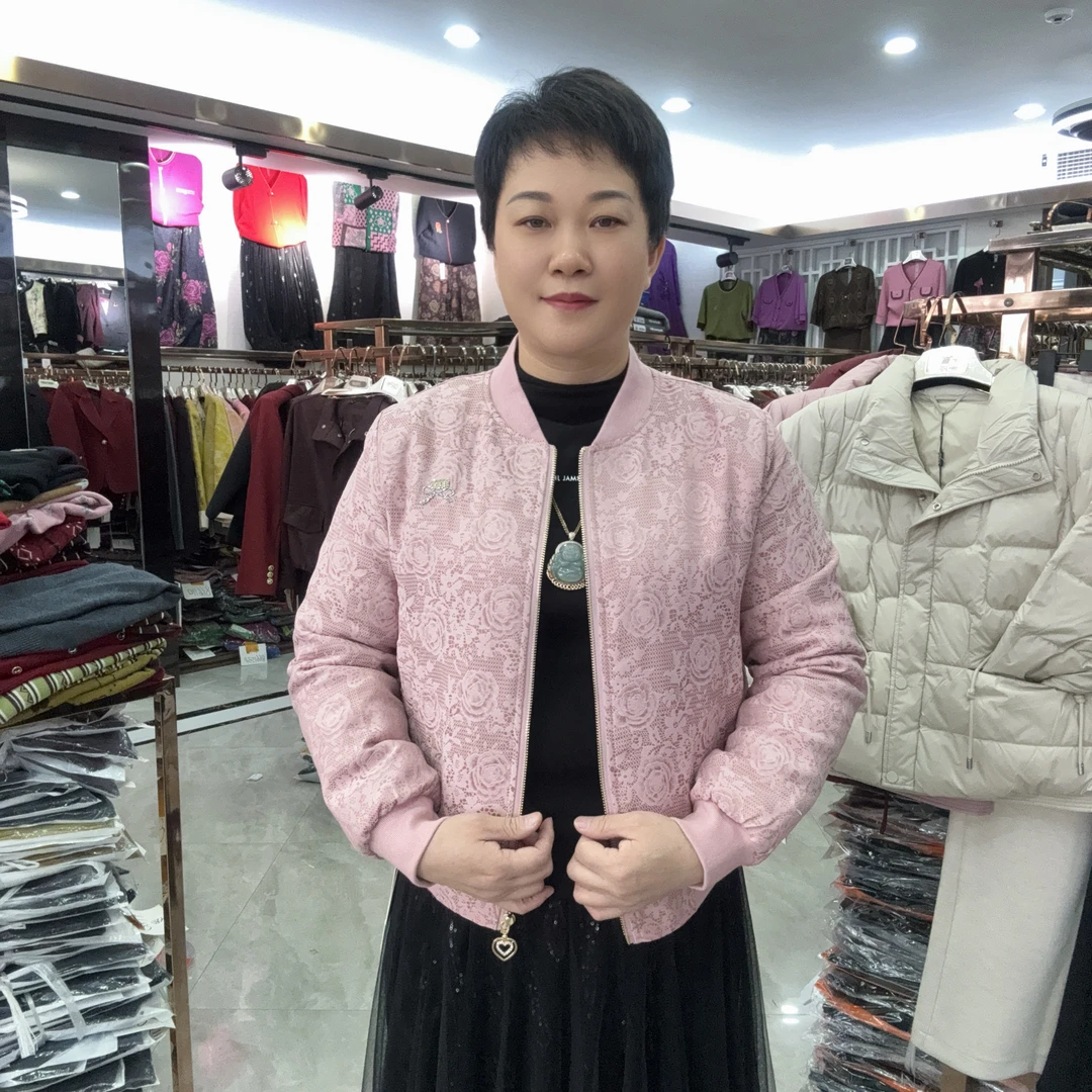 【燕珍时装】2025秋冬季新款1843经典时尚百搭夹棉精致潮流夹克外套