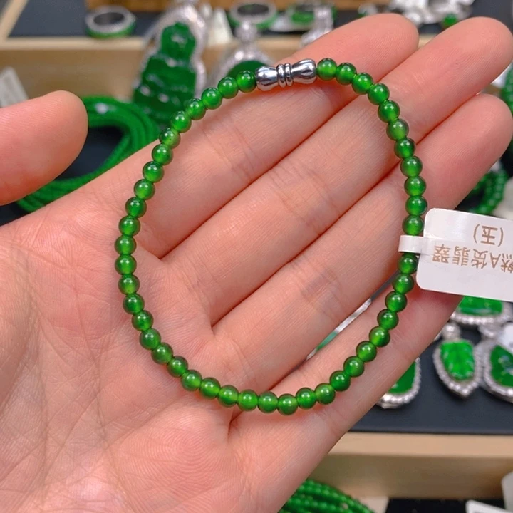 未镶嵌手链翡翠卡4