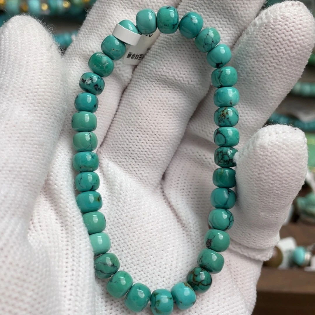 绿松石未镶嵌大水草单圈20