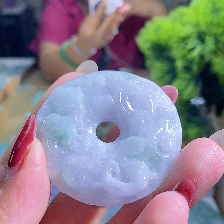 【闪购商品】翡翠挂件未镶嵌龙凤