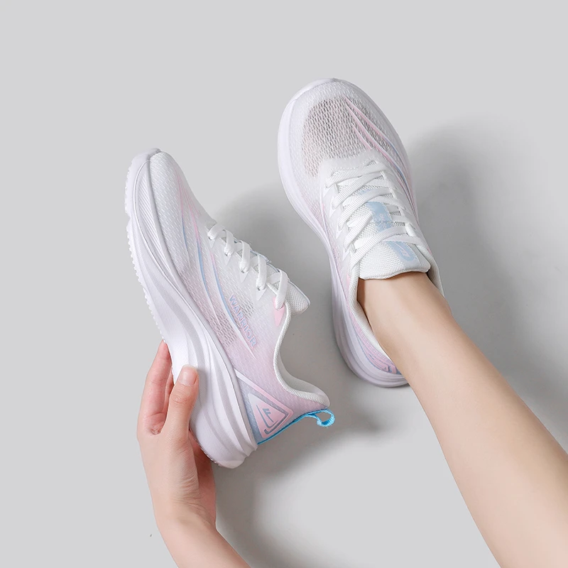 回力运动鞋女款夏季轻便透气网面休闲鞋软底舒适缓震防滑跑步鞋