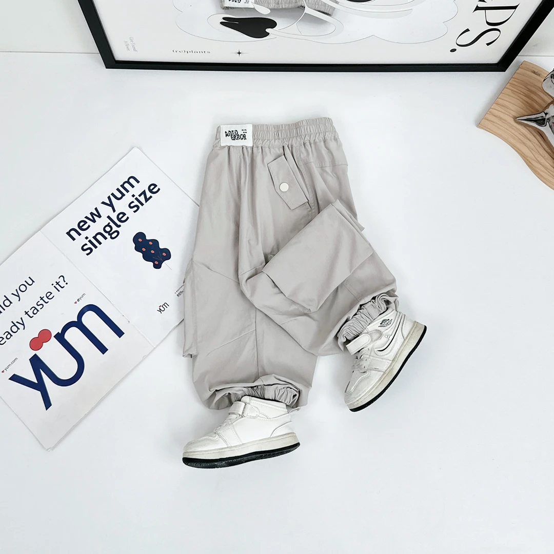 男童裤子春秋款儿童休闲裤2025新款春装潮 BAO25017 悠悠童话童装