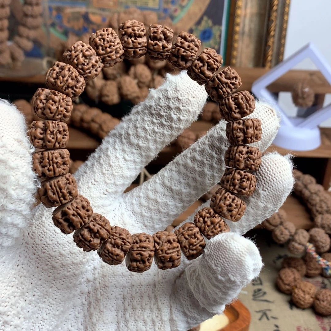 金刚菩提手串14无黄龙切盘龙纹