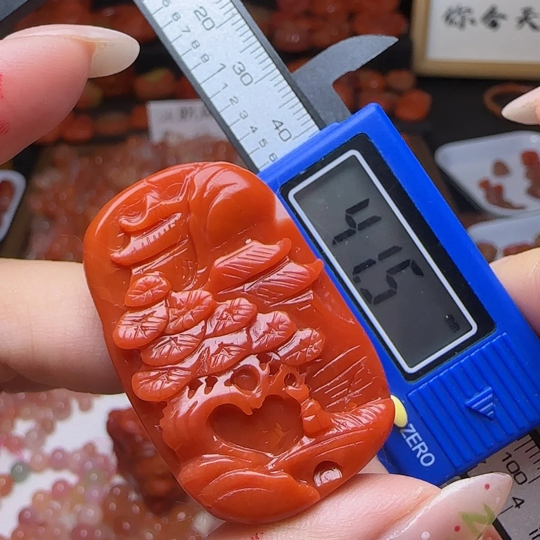 南红玛瑙未镶嵌颈饰