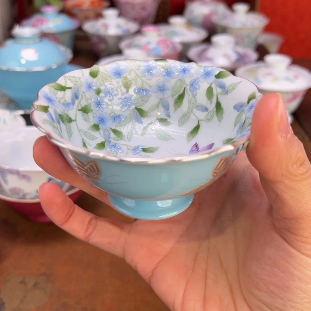 景德镇纯手绘陶瓷茶具