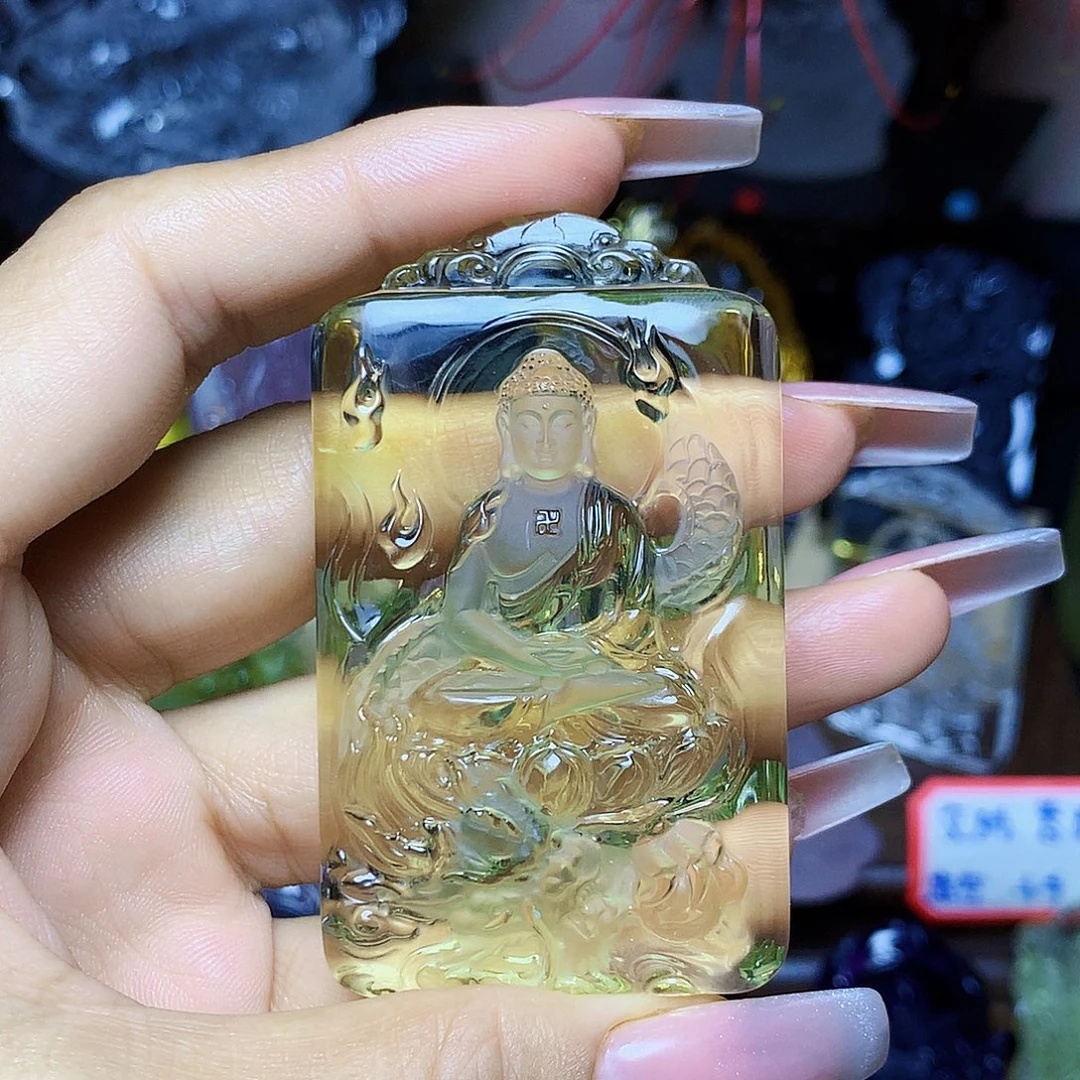 村***天颈饰未镶嵌水晶天然