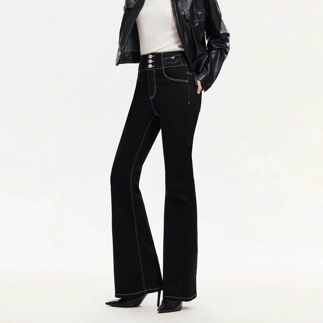 Vero Moda牛仔裤【微喇合集】新款高腰长裤微喇通勤百搭324332081